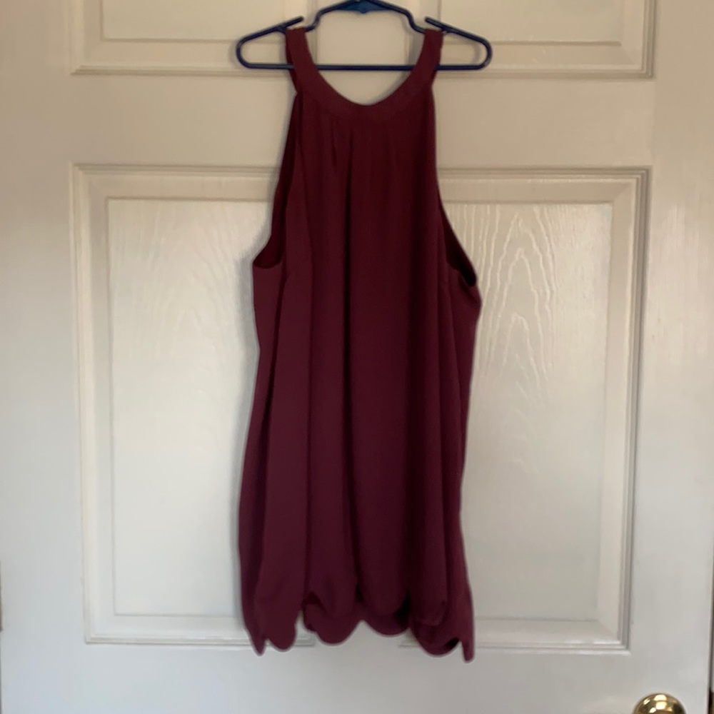Papermoon, maroon, halter top